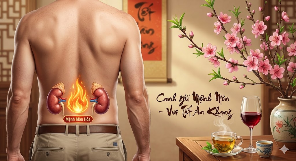 Canh giữ “ngọn lửa mệnh môn”: Cách dưỡng thận, giữ mình giữa tiệc rượu ngày Tết