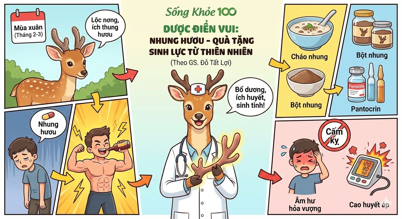 Giải mã Tứ đại danh dược: Cách dùng Nhung hươu chuẩn chỉnh để bổ dưỡng, không tác dụng phụ