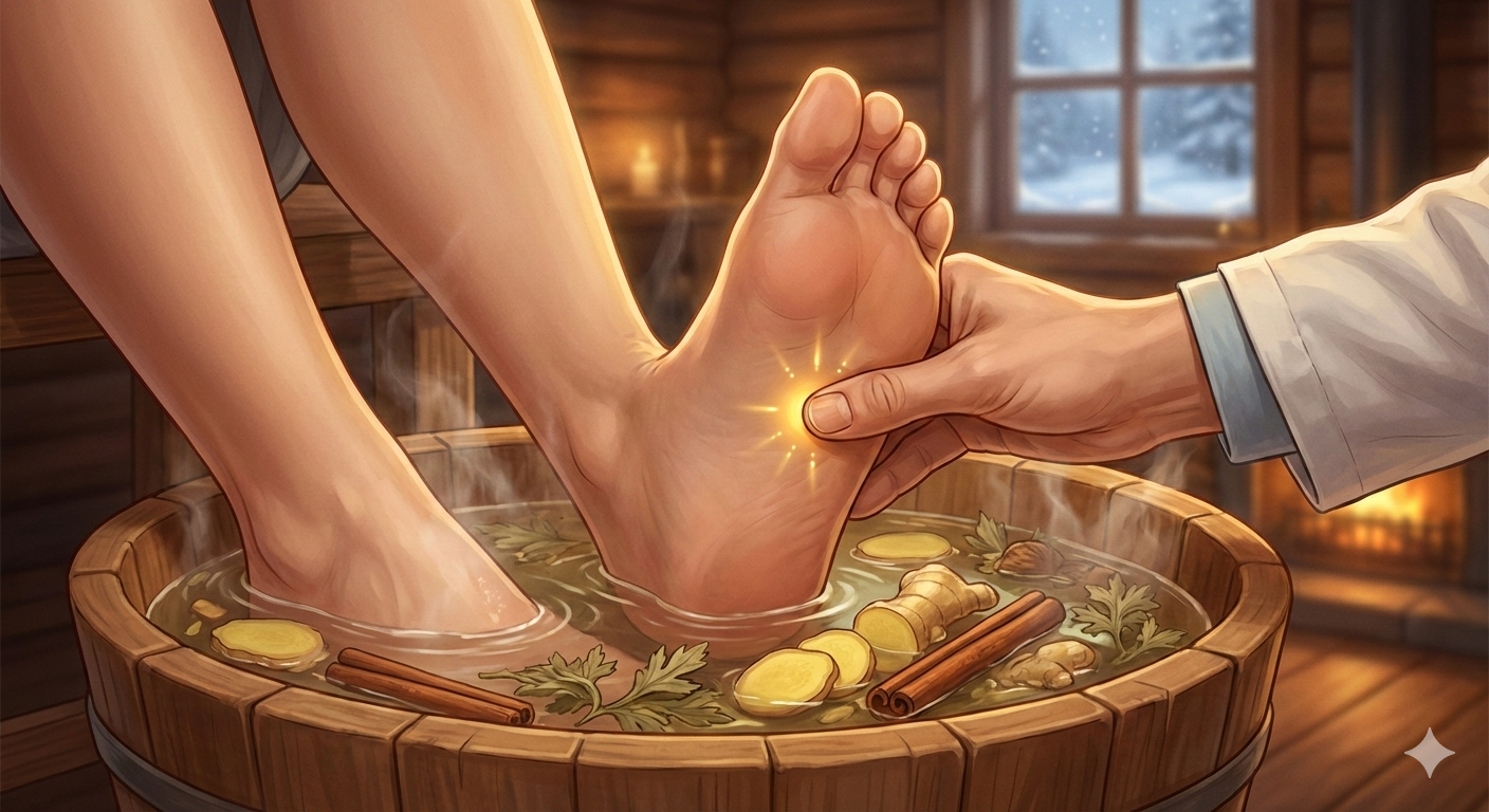 Đừng để đôi chân là tảng băng đêm đông: Bí quyết giữ ấm và bảo vệ xương khớp từ chuyên gia 20 năm kinh nghiệm - ảnh 1 Hình ảnh: Đừng để đôi chân là tảng băng đêm đông: Bí quyết giữ ấm và bảo vệ xương khớp từ chuyên gia 20 năm kinh nghiệm số 1